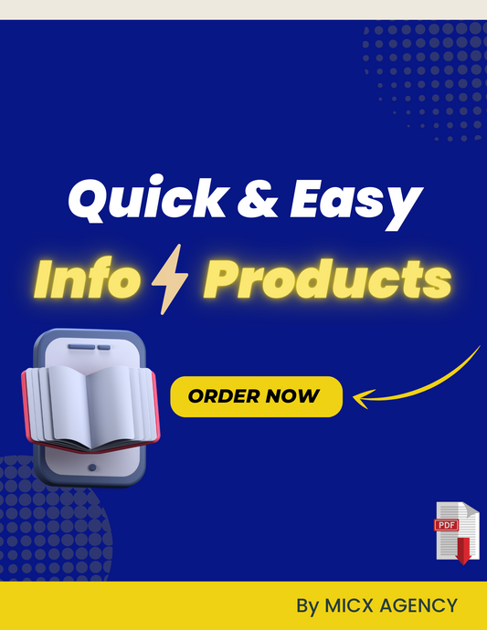 Quick and Easy Info Products for Digital Marketing
